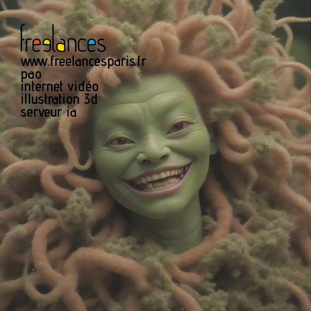 Pao mise en page internet vidéo illustration 3d serveur IA générative AI freelance paris studio de création magazines b1b4ohe0